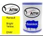 Preview: Renault, Bright Yellow, ENW: 500ml Lackdose, von ATW Autoteile West.